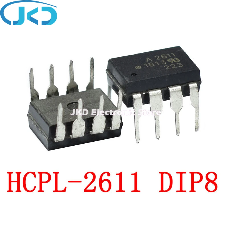 

10pcs/lot A2611 HCPL2611 HCPL-2611 HP2611 DIP-8 Optocoupler