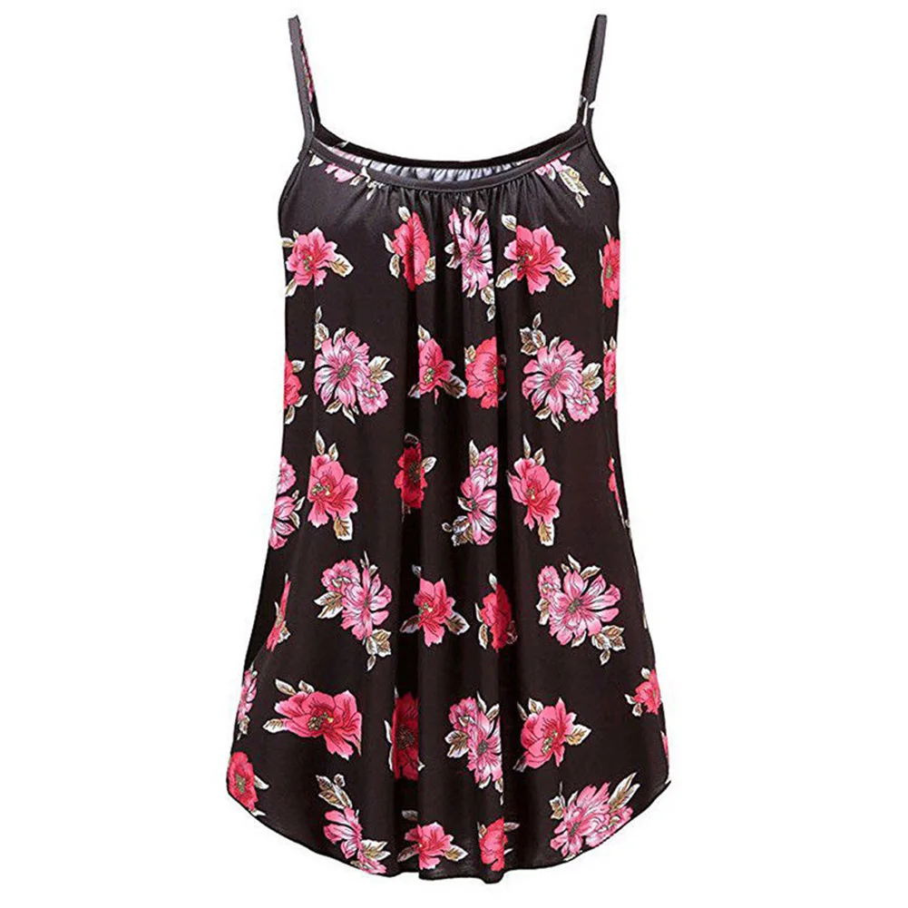 

Women Summer Mini Dress Cami Vest Dress Loose Holiday Casual Strappy Spaghetti Strap Sleeveless Plus Size Tank Tops Dress Swing