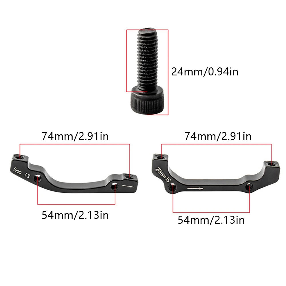 

2PCS Bike Disc Brake Adaptor Front Rear MTB Bicycle Brake Mounting Bracket Post Mount Disc Switch Adapter Bicycle Accessorie