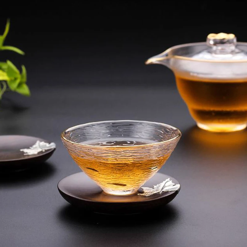 Винтажные круглые деревянные подставки под столовые приборы термостойкие чашки