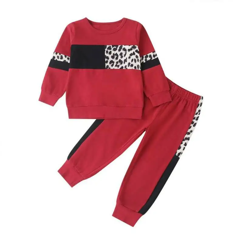 

Toddler Kids Girls Long Sleeve Hooded Tops Pants Tracksuit Casual Outfits Set