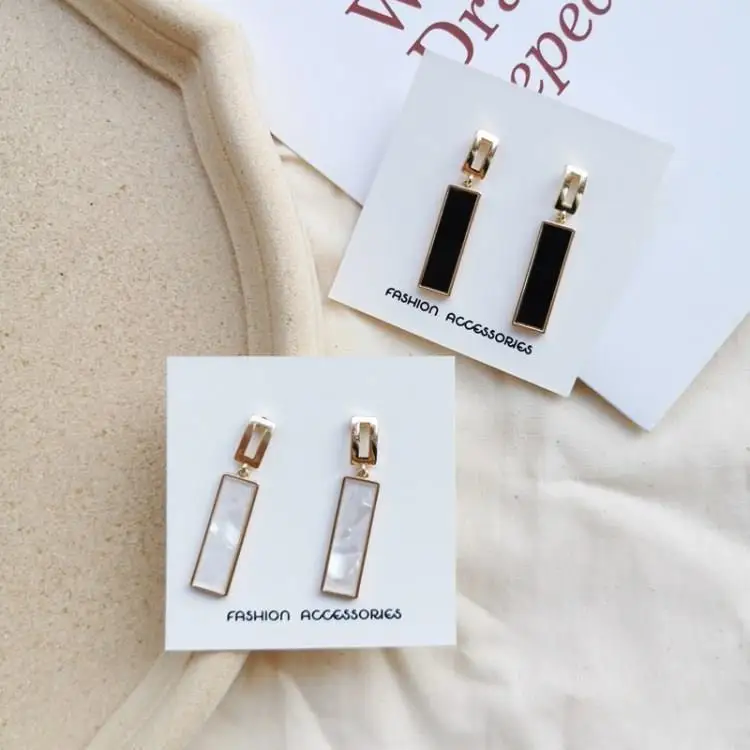 Индивидуальные ювелирные изделия красочные серьга геометрической формы