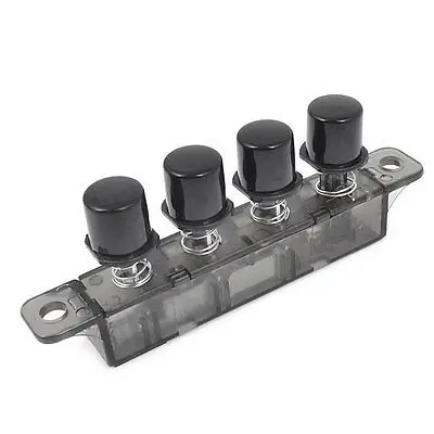 AC 250V 4A 3-кирпечей из глины 1-сброса 4 черный кнопочные клавиши переключения для