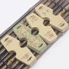 50 шт.лот, набор ювелирных изделий с мультидизайнерским принтом, ожерелье, серьги, карты, цветы и птицы, аксессуары для волос, браслет