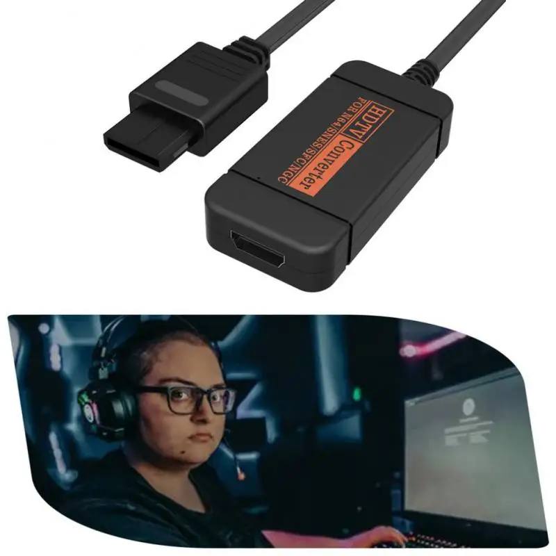 Преобразователь NGC/N64/SNES/SFC HD 720P HDMI-совместимый с кабелем Scart для видео HDTV 1 5 м