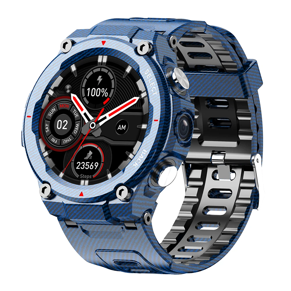 2021 smart sports watch 1 28 inch screen 4g phone call camera ip68 swimming pedometer outdoor running emergency sos smart watch free global shipping