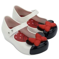 mini mlsa classic mouse shoes 2021 new summer cute cartoon jelly shoe girl non slip kids toddler beach sandals