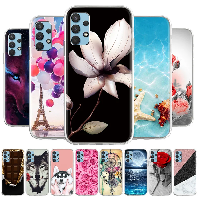 

Soft TPU Case For Samsung A32 Cases Silicon Phone Fundas Samsung Galaxy A51 A52s A31 A41 A50 A72 A71 A21S A30s A12 Covers Bumper