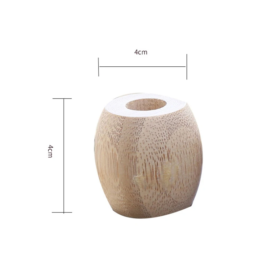 Экологичный бамбуковый держатель для зубных щеток деревянная стойка подставки