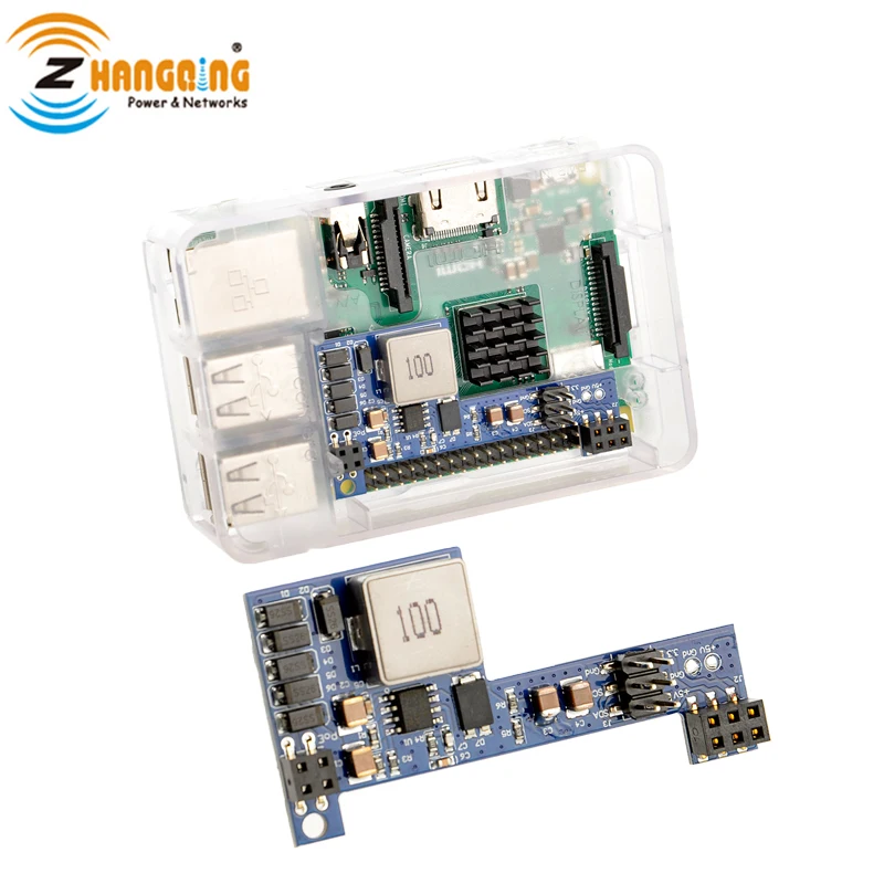 POE пассивный выход печатной платы PiHat 5 в 10 Вт PoE для Raspberry Pi 3B + или 4 GPIO и