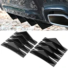 Автомобильный диффузор для заднего бампера Mini Cooper R56 R57 R58 R50 R53 F55 F56 Jaguar XE XF Pontiac Saab 9-3, 4 шт.