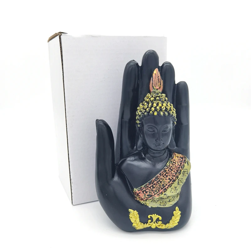 Таиландский Будда скульптура 2020 статуя Зеленая Смола ручной работы буддизм