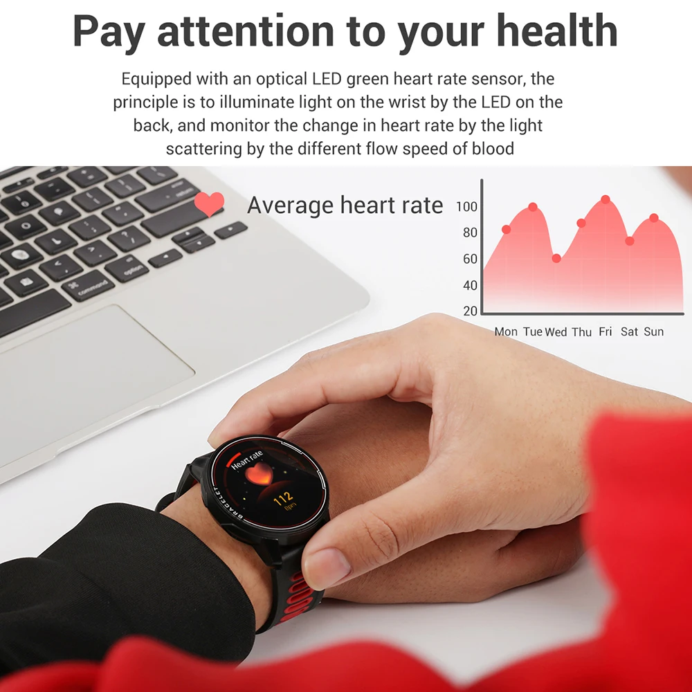 

Smart Bracelet Fitness Tracker Activity Tracker Wearable Devices Smartwatch Heart Rate Monitor Sport Watch Bluetooth Bracelet