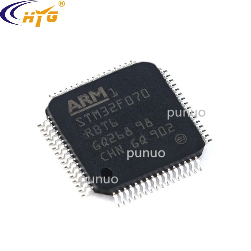 Оригинальная аутентичная Инкапсуляция STM32F070RBT6 LQFP-64 32-битный микроконтроллер 128K