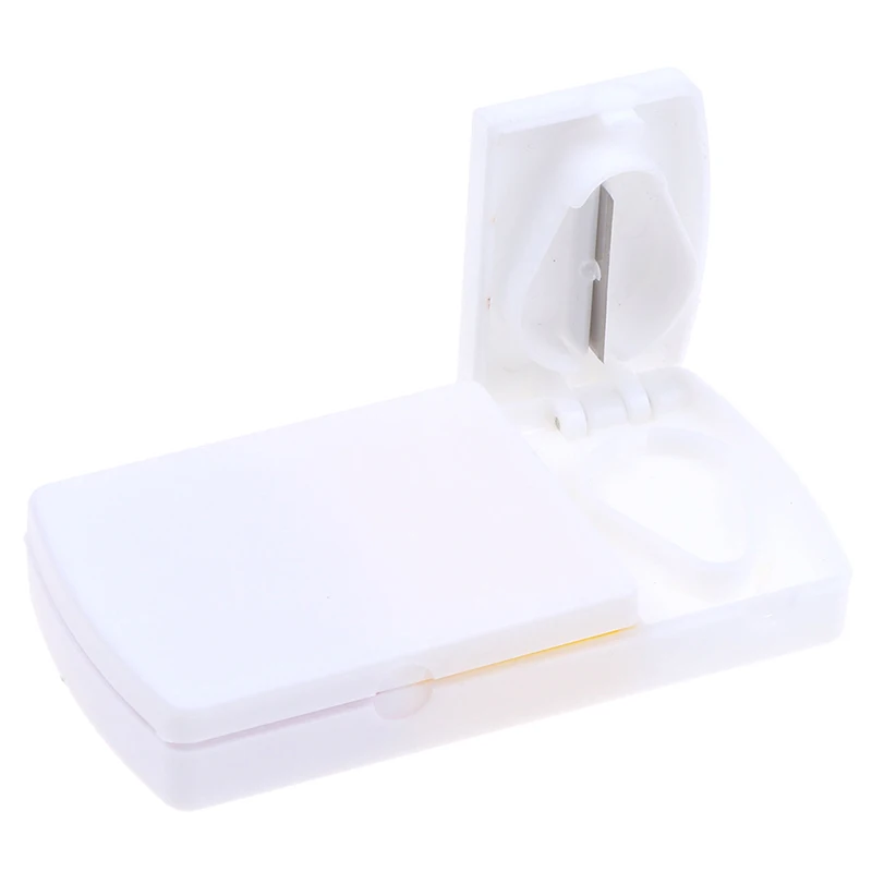 1pcs Mini Travel Cutter Splitter Medicine Storage Splitters Cut Slicer Home Portable Pill Cases Dispenser | Красота и здоровье