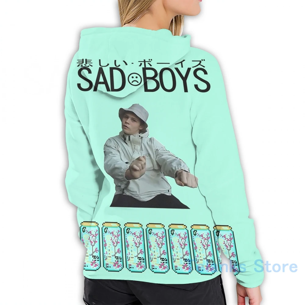 Мужские толстовки свитшоты для женщин Повседневная Толстовка с принтом грустных