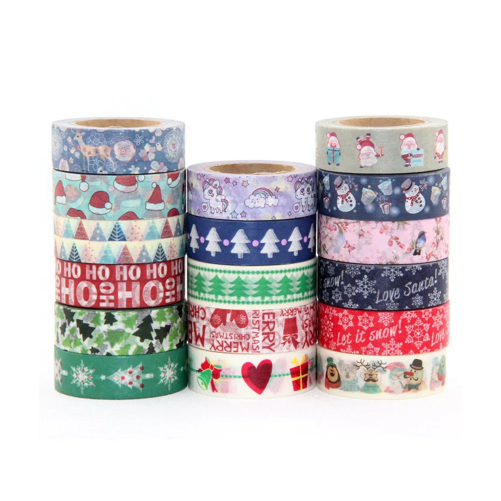 

30pcs/lot Kawaii Washi Tape Set Paper Decoration Masking Tape Planner Agenda Bullet Journal Stickers Hand Tear School Stationery