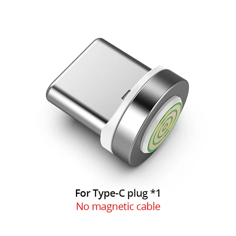 For Type C Plug Магнитный кабель PZOZ 90 градусов usb c Micro usb type C для быстрой зарядки, магнитное зарядное устройство Microusb type-C для iphone Xs MAX xiaomi usb-c - Цвет: For Type C Plug