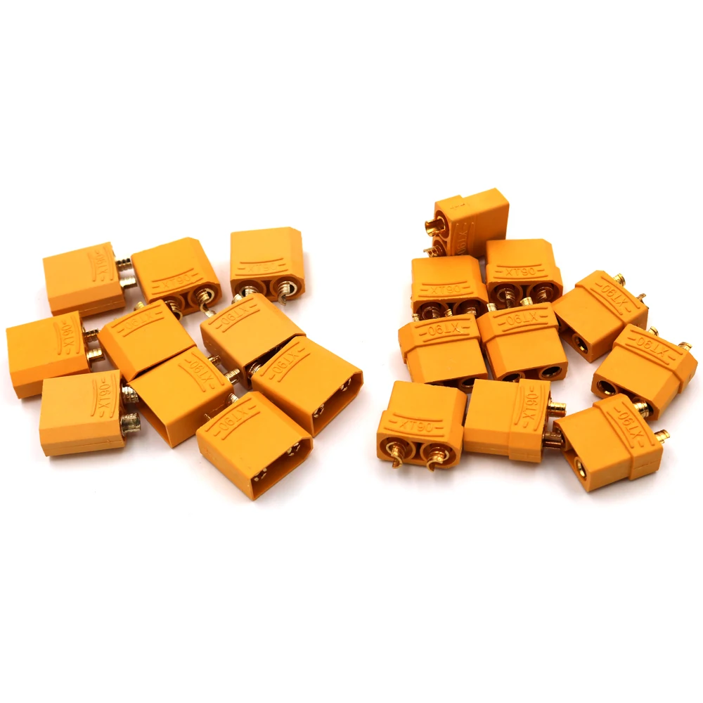 10 pairs / Lot XT 90 A Max Quadcopter Multicopter Connectors Bullet Plug RC Lipo Battery xt-90 XT90U For | Обустройство дома
