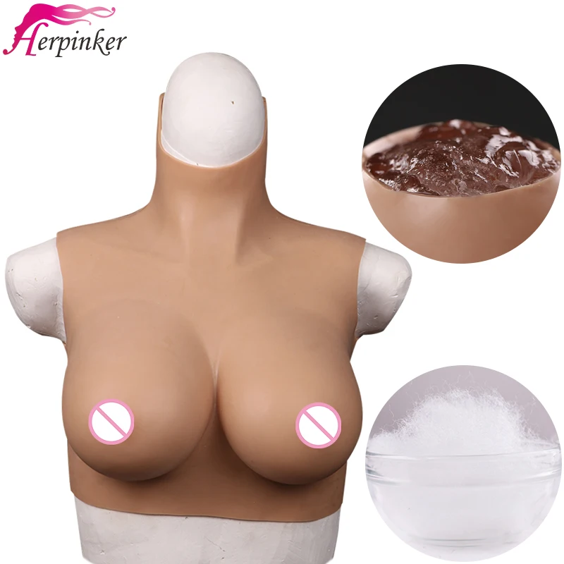 Herpinker накладные формы груди силиконовые для трансвеститов Трансвестит королевы