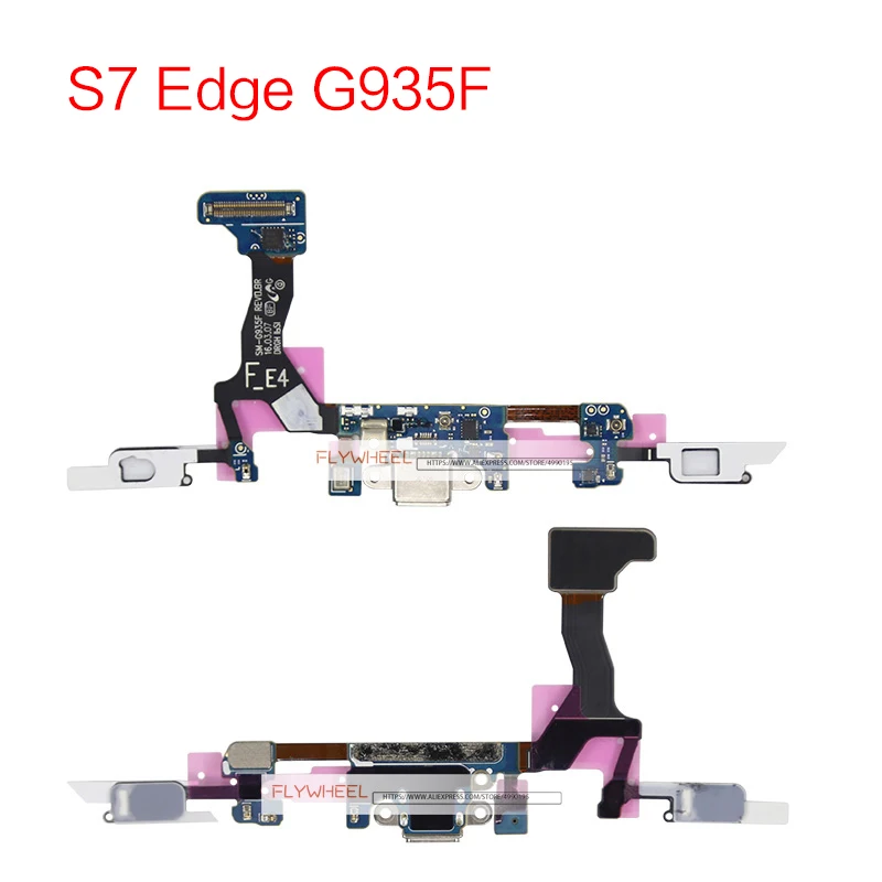 1 шт. для samsung Galaxy S6 S7 Edge Plus 920F G9280 G928F G930F G935F зарядное устройство зарядный порт док-станция Micro USB разъем гибкий кабель