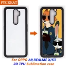 Новый продукт Diy Сублимация TPU заготовки для Oppo A9A5A11X REALME XK 33 realmercedes alme 3I OPPO A1K