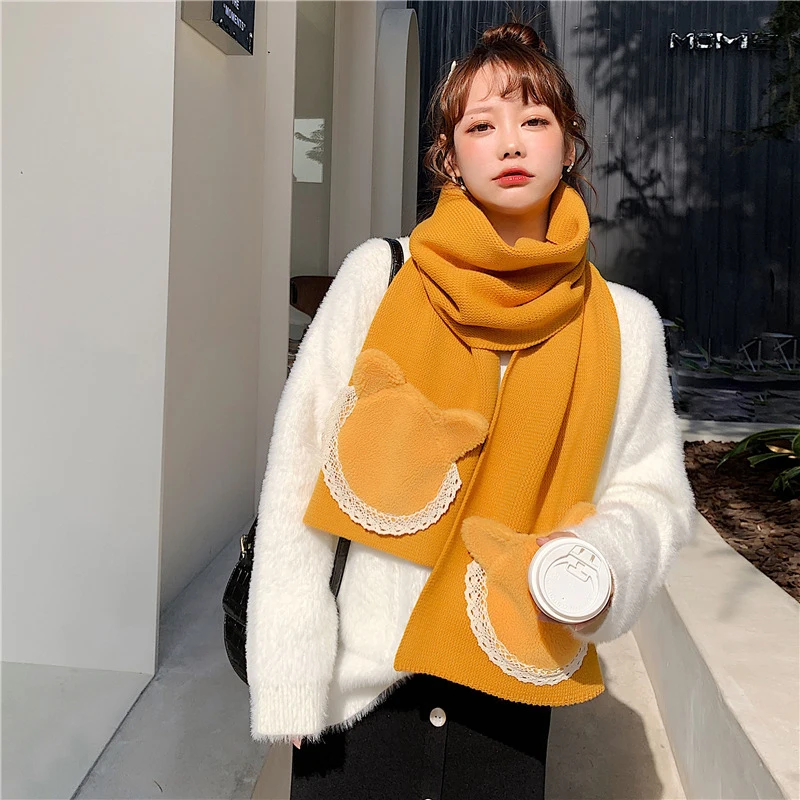 Шарф женский из искусственного кашемира зимний теплый мягкий удобный |