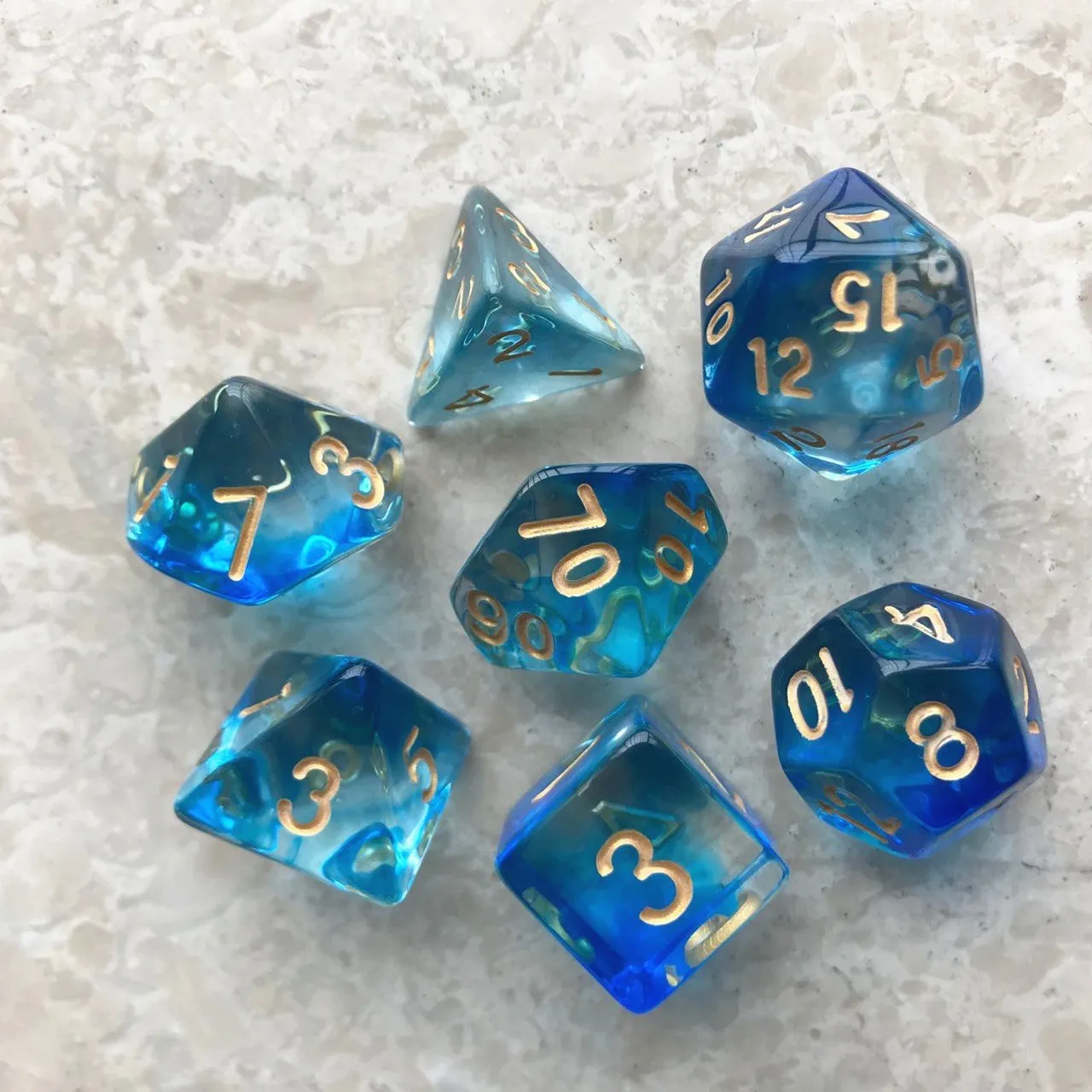 7 шт./компл. многогранные кости d& d4 d6 d8 d10 d% d12 d20 многогранные TRPG игры Набор Игральный костей Настольная игра развлекательные кубики - Цвет: 5