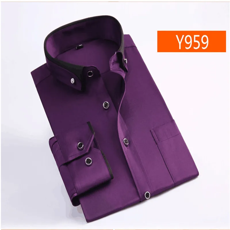 

Spring commercial easy care shirt male oversize long-sleeve fashion formal high quality plus size