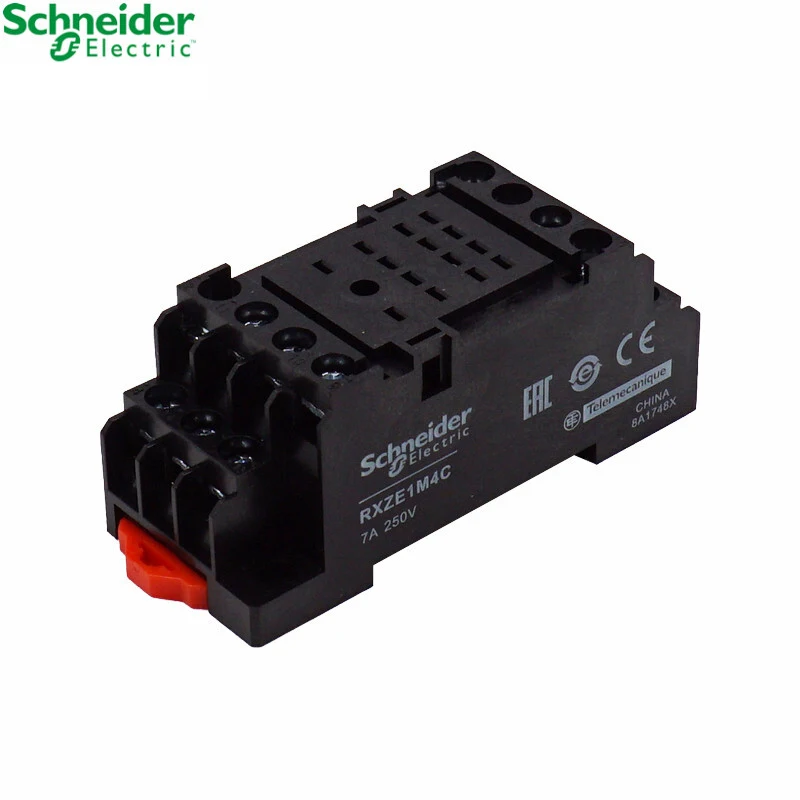 

Schneider Electric RXZE1M4C base intermediate relay base 14 feet Pin 7A 250V with RXM4 series small relay base original export
