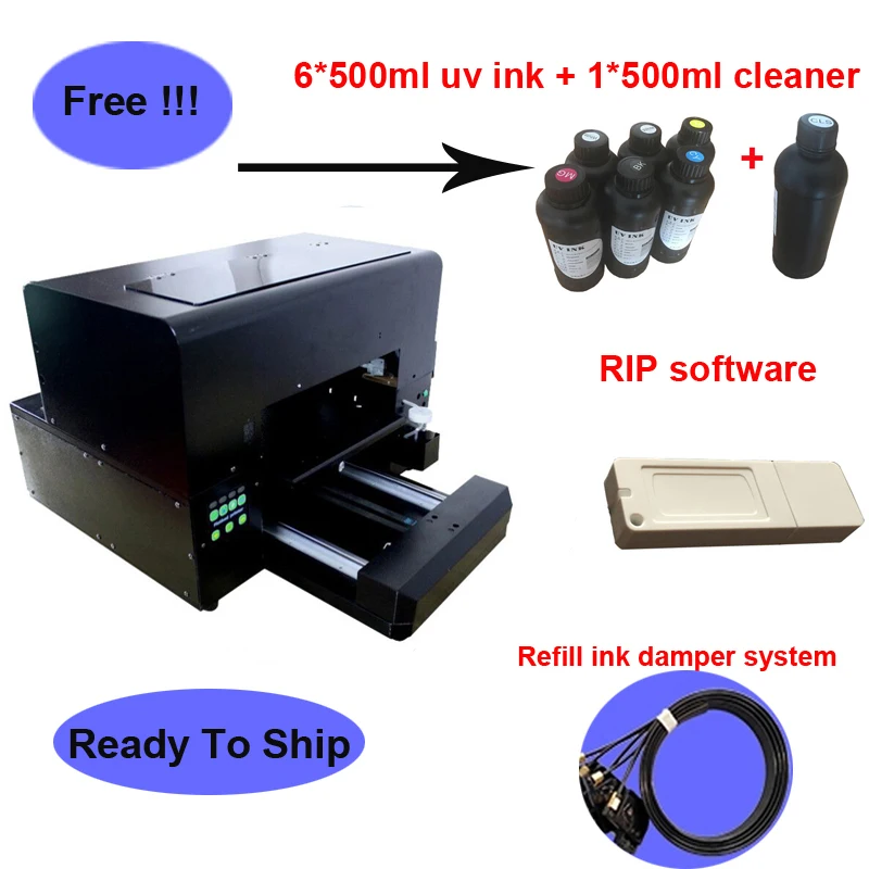 Лучший планшетный УФ-принтер формата a3 печатающая головка размера 1390 по хорошей