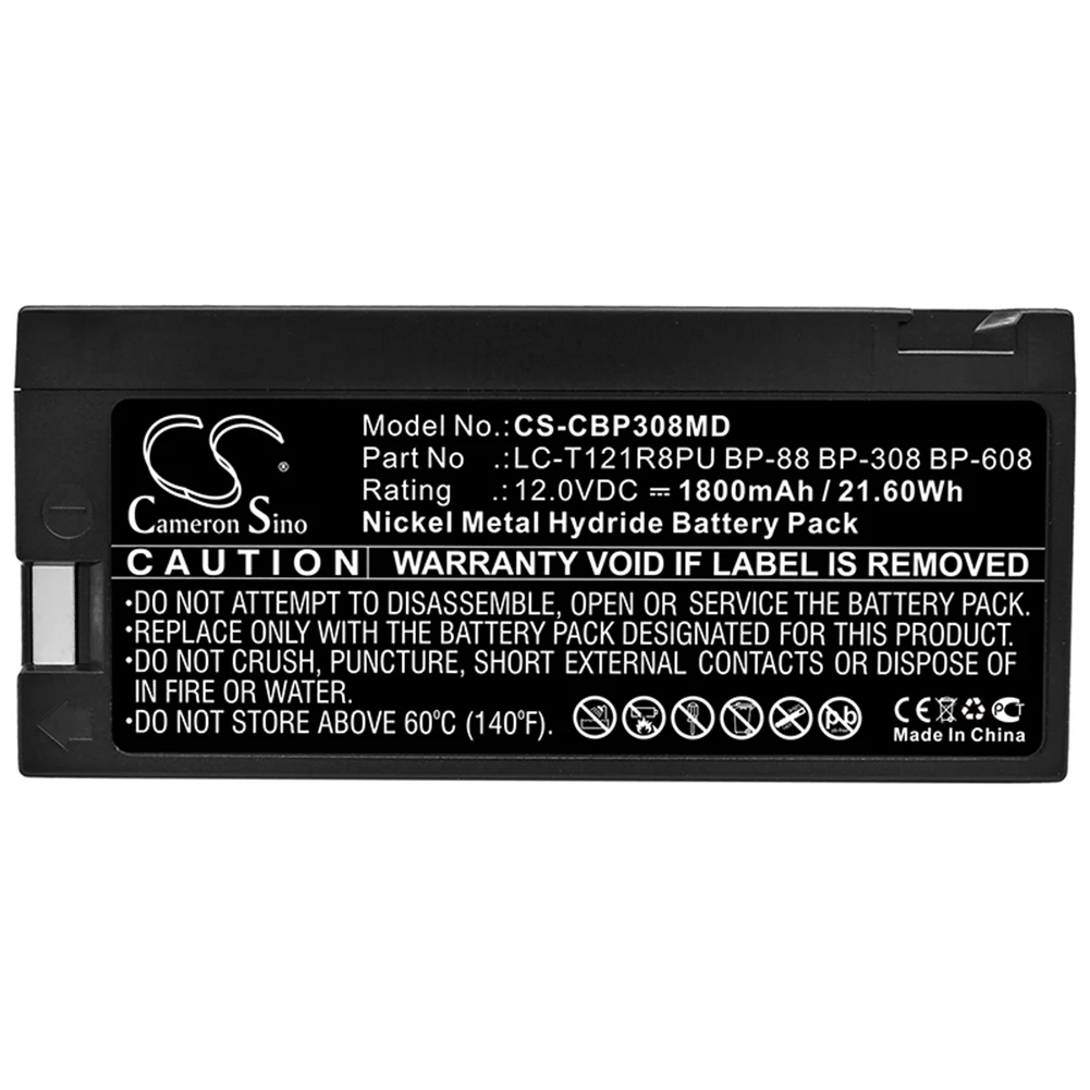 Аккумулятор Cameron Sino 12 В/1800 мА для систем критики 83278B001 POET PLUS 8100|Цифровые