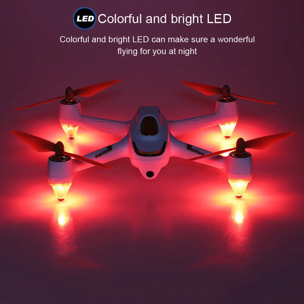 Беспилотники H501S с GPS HD 1080P 5 8G FPV бесщеточный светодиодный светильник режим