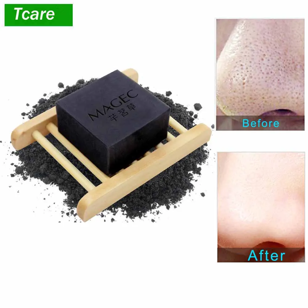 Увлажняющее мыло ручной работы Tcare с бамбуковым углем против сужения пор и
