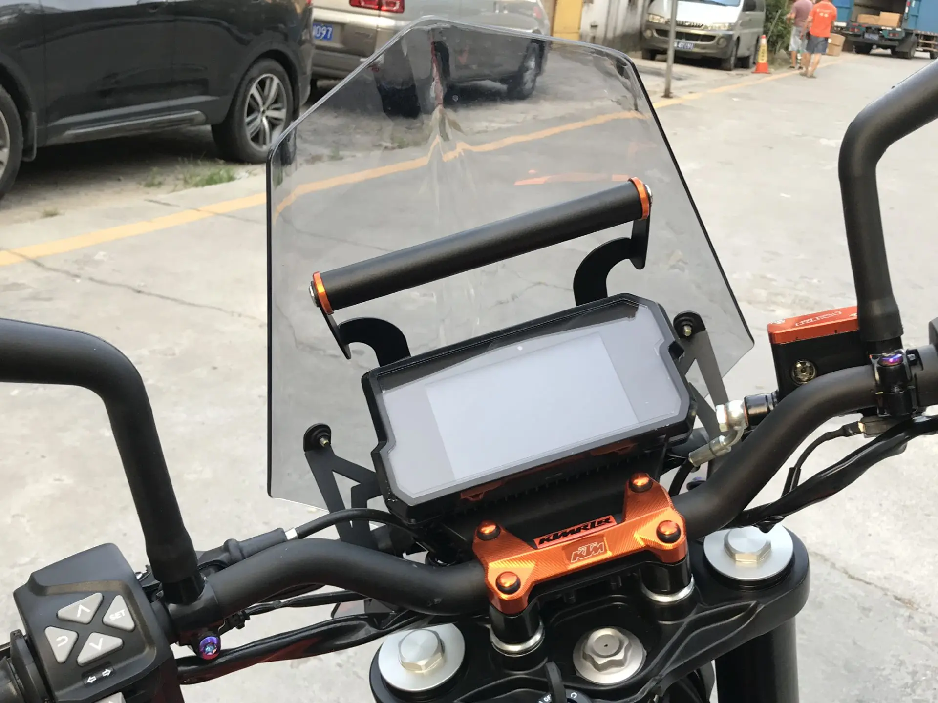 Для KTM DUKE 390 подставка держатель для мобильного телефона gps Кронштейн регулируемый навигационный держатель Duke390 аксессуары