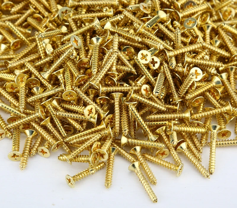 Саморезы M3 M3.5 M4 M5 M6 Phillips из латуни метрическая резьба перекрестный встраиваемый