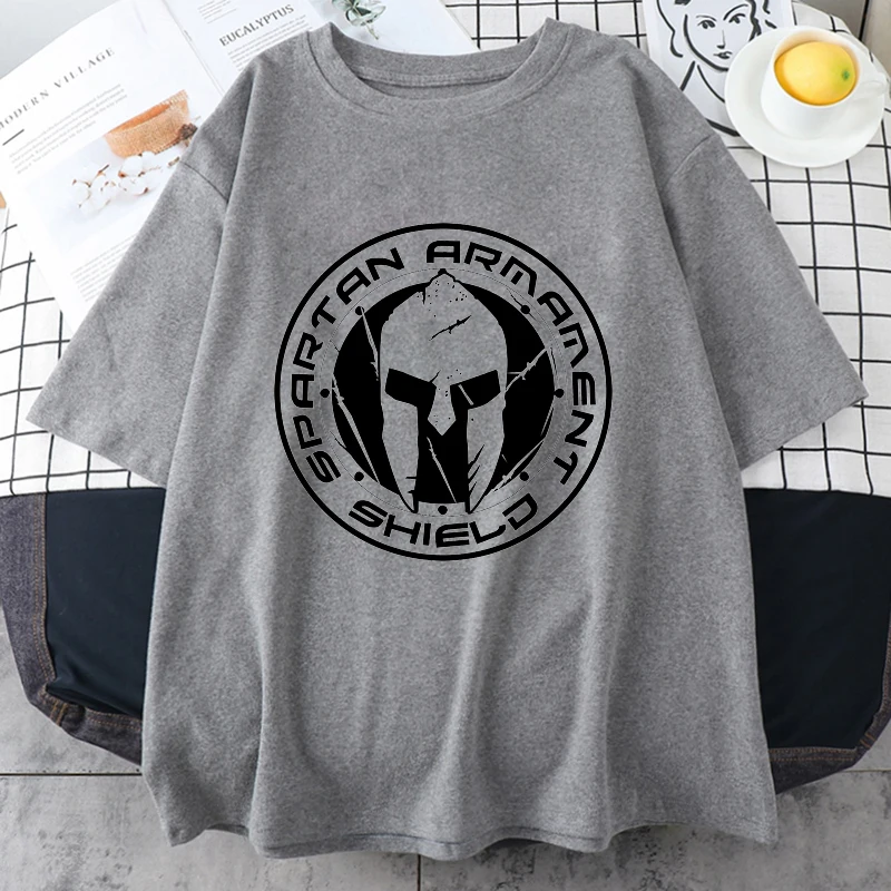 

Women T Shirt Summer Spartiate Print Lady Girls T-shirts Top T Shirt Ladies Womens Spartiate Graphic TEE Female Tee T-Shirt
