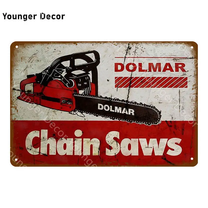Ферма фермерский гараж магазин Декор Homelite птица цепные пилы винтажные