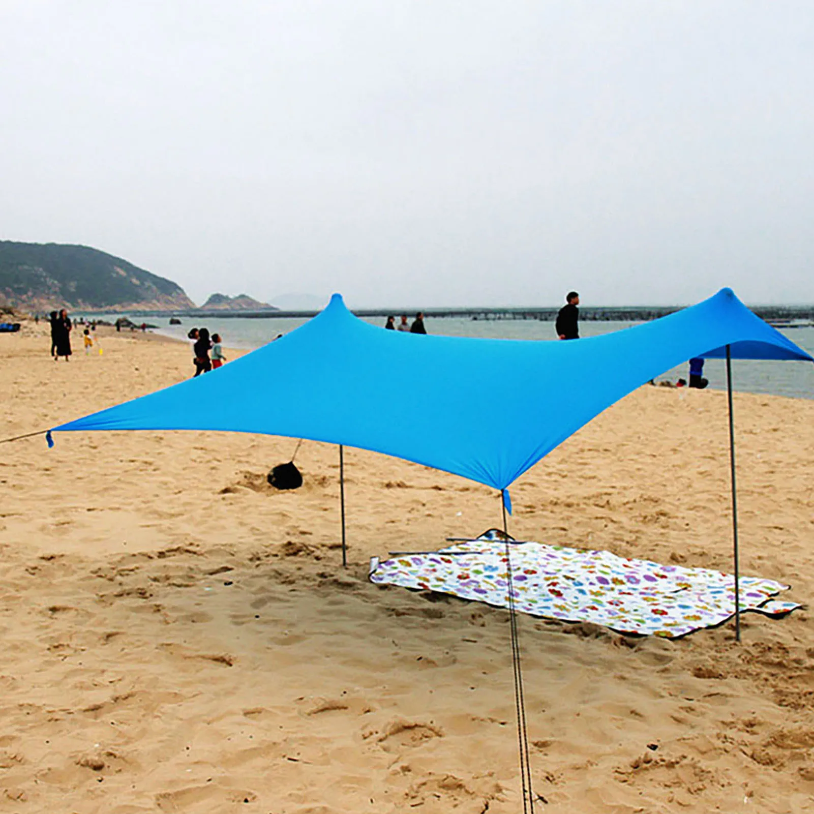 

UPF 50+ Sun Protection Waterproof Tent Family Beach Tent Beach Sunshade Lightweight Sun Shade Tent For Parks & Outdoor Camping