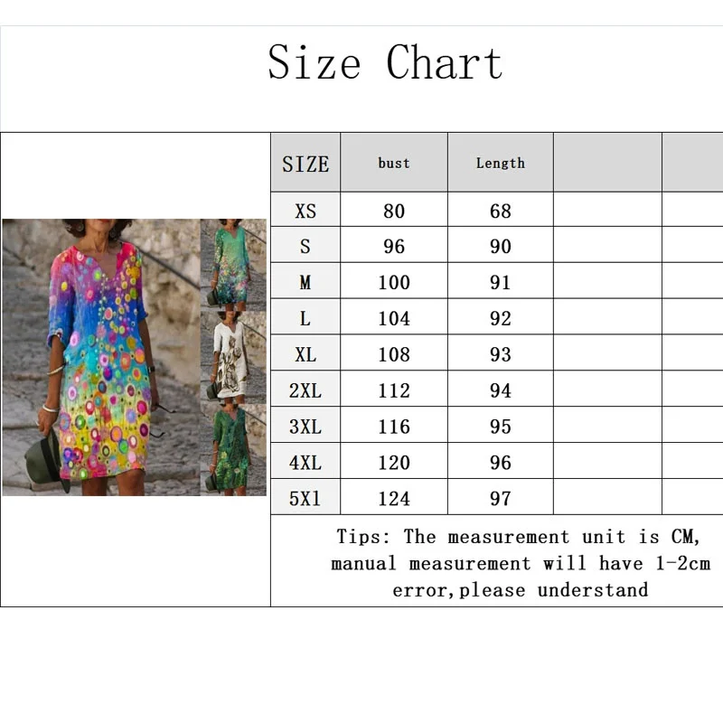 

V-neck Dresses Summer Women's Dress 2021 New for Vintage Woman A-line Skirt Maxi Half Sleeve Casual Print Party Loose Light Long