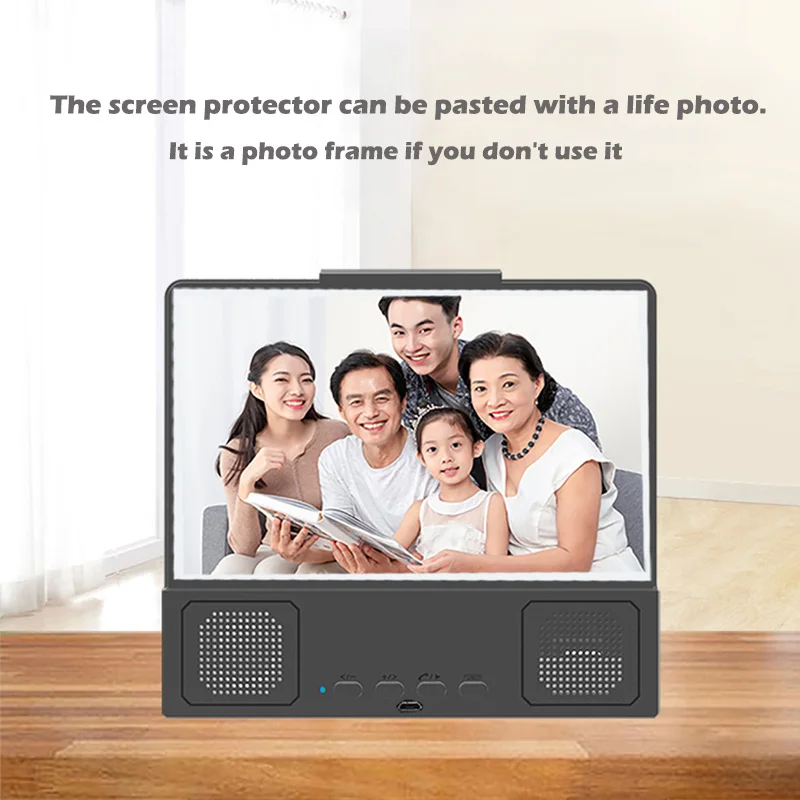 Складной Настольный держатель для сотового телефона подставка 3D HD экран