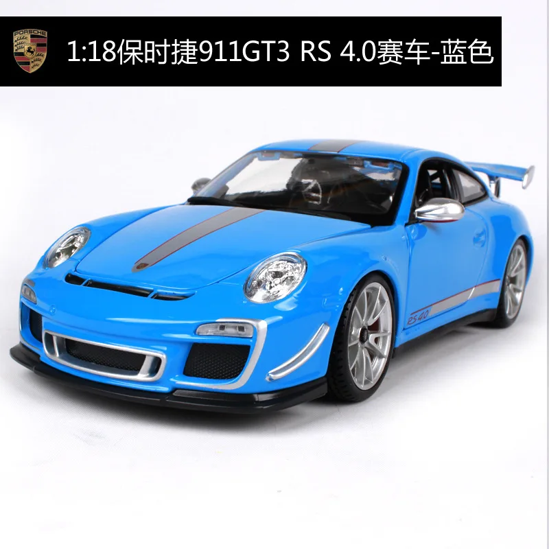 

Автомобиль Maisto 1/18 Porsche 911 Gt3 из статического сплава, литые автомобили, Коллекционная модель автомобиля, игрушки для мальчиков