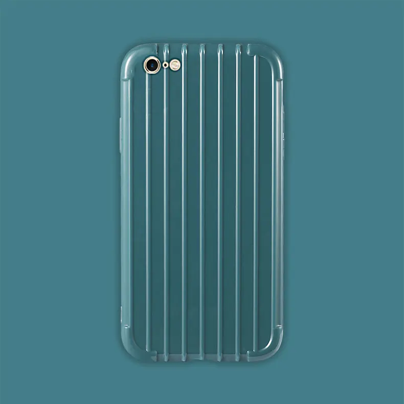 Роскошный багажный чехол для телефона для iPhone XS MAX, Модный милый чехол, чехол для багажника из ТПУ, силиконовая задняя крышка для iPhone X, 8, 7, 6, 6S Plus, чехол