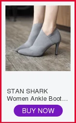 STAN SHARK/женские осенне-зимние ботильоны из флока повседневные однотонные ботинки без шнуровки с круглым носком на квадратном каблуке 4 см; цвет черный, верблюжий; Размеры 35-41