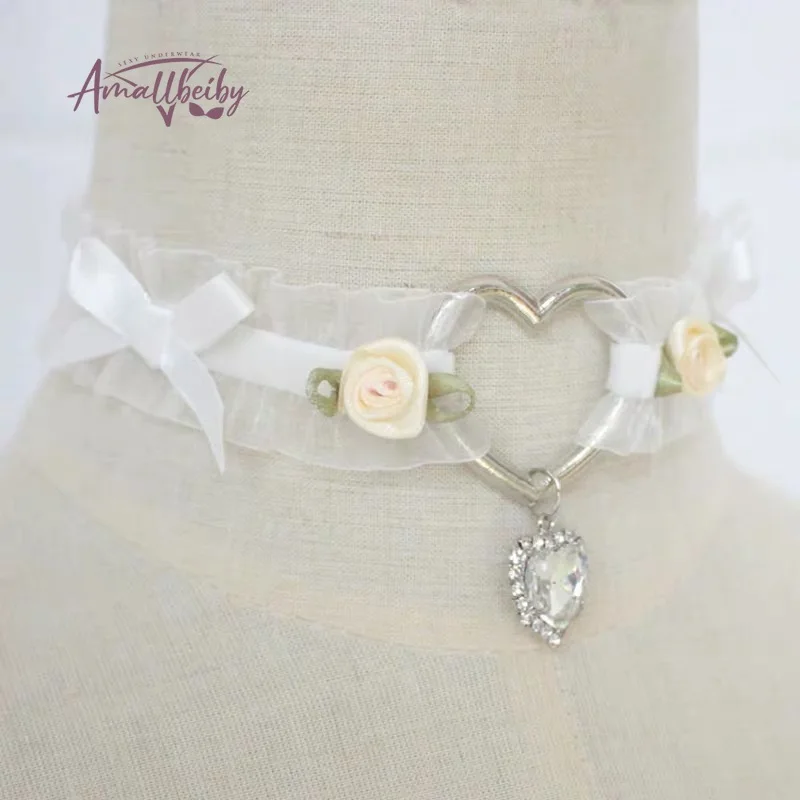 Женское Цветочное Ожерелье-чокер с бантом 1 шт. |