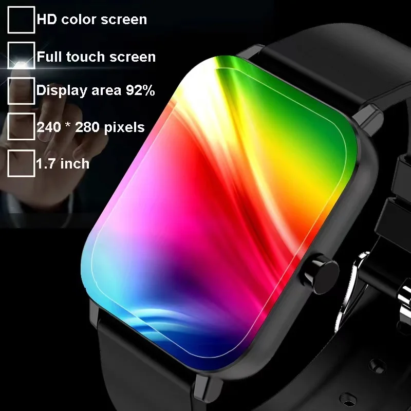 

Full Touch Smart Watch Men Women Smartwatch GT10 Electronics Smart Clock For Android IOS Fitness Tracker Sport Smart Watch