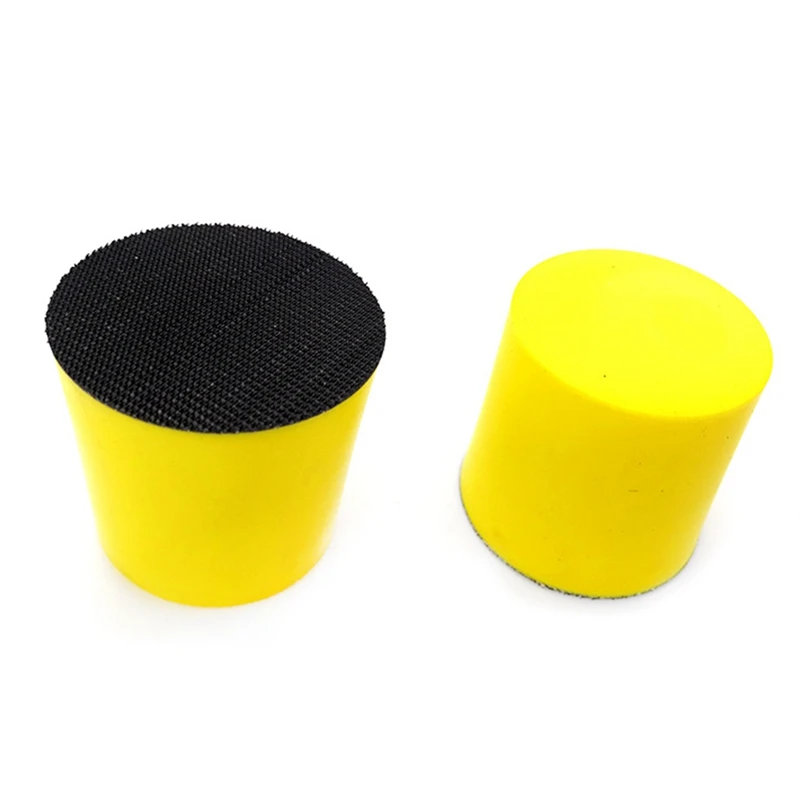 

2 Inch Hand Sanding Block Polishing Pad Abrasive Tools, Hook and Loop Attachment (Pack of 2)