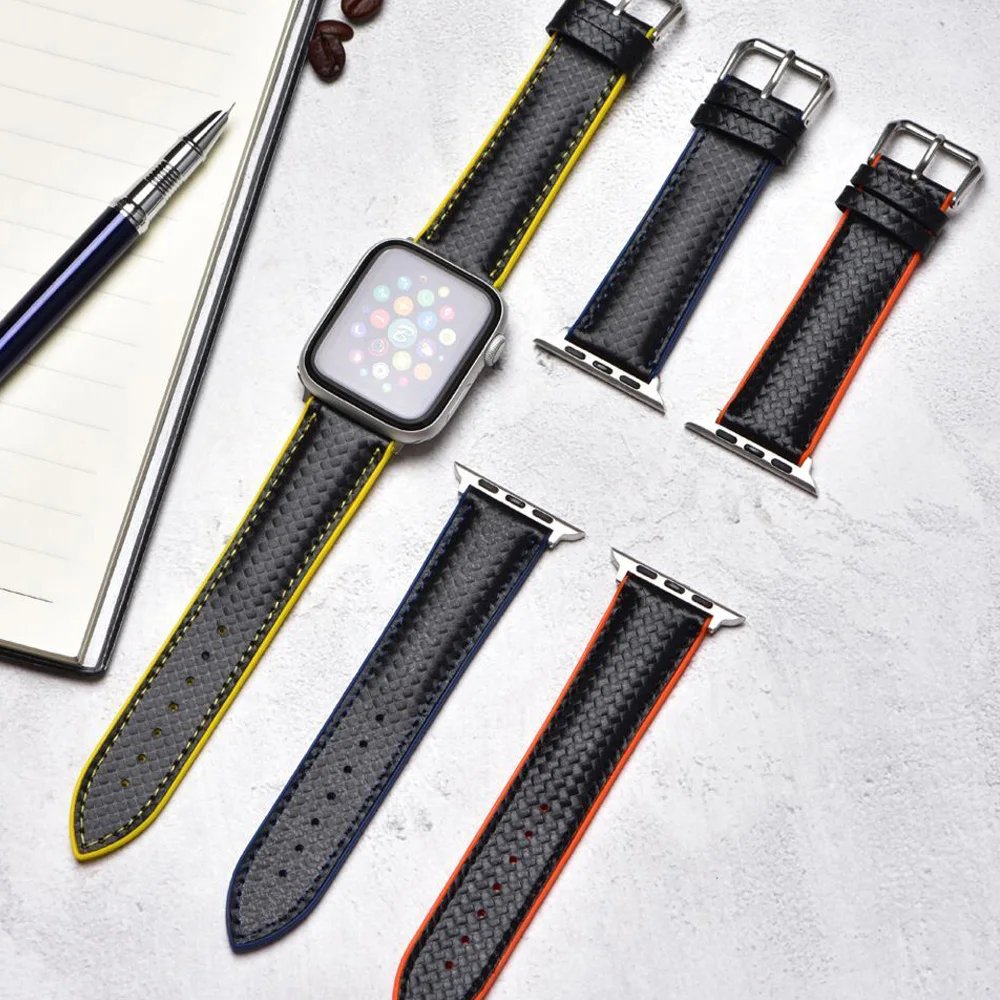 Кожаные Наручные часы, аксессуары для наручных часов ремешок для часов аpple 40 мм, 38 мм, correa apple watch band 44 мм, 42 мм, iwatch, версия series 5/4/3/2/1 браслет