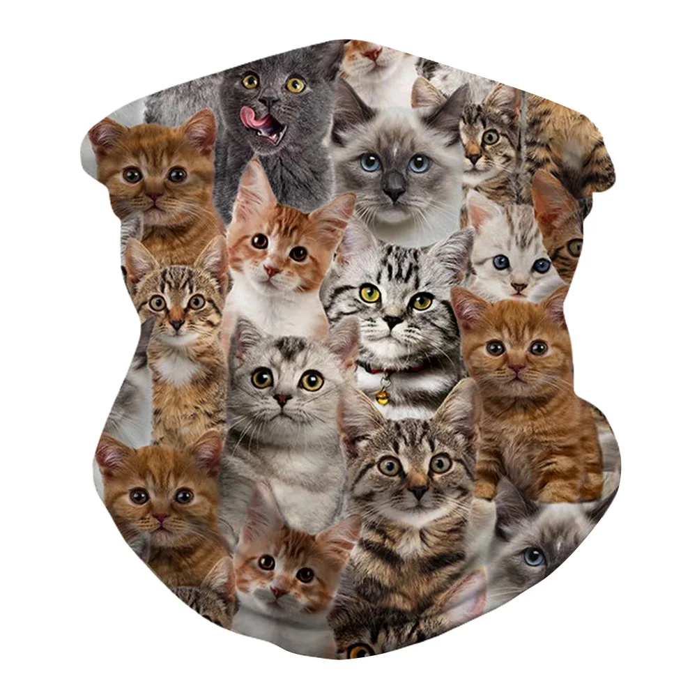 Волшебная повязка на голову с цифровым цветочным принтом шарф для верховой езды