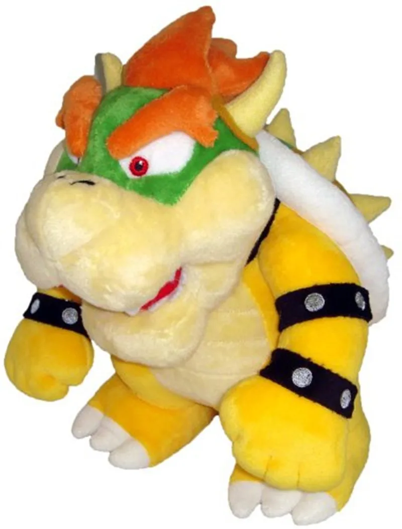 Catoon-Pel&iacute;cula de anime de 10 "y 26cm, mu&ntilde;eco de peluche suave de drag&oacute;n Bowser, modelo de beb&eacute;, regalo para ni&ntilde;os-1